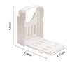 Foldable Toast Bread Slicer Adjustable Plastic Bread Cutting Tools Loaf Cheese Slicer Pastry Cutter Rack Kitchen Gadgets