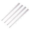 Stainless steel chopsticks Korean style solid flat chopsticks Korean style flat chopsticks solid chopsticks