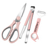 Multifunctional Paring Knife Wine Corkscrew Peeler Set