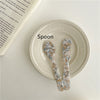 Home Fashion Dessert Spoons Jam Butter Knife Tableware Photo Props