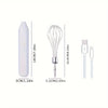 Hand-held Electric Whisk Household Baking Cake Egg White Whisk Small Straight Handle Whisk Wireless Whisk