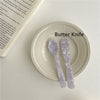 Home Fashion Dessert Spoons Jam Butter Knife Tableware Photo Props
