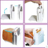 Foldable Toast Bread Slicer Adjustable Plastic Bread Cutting Tools Loaf Cheese Slicer Pastry Cutter Rack Kitchen Gadgets