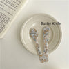 Home Fashion Dessert Spoons Jam Butter Knife Tableware Photo Props