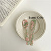 Home Fashion Dessert Spoons Jam Butter Knife Tableware Photo Props